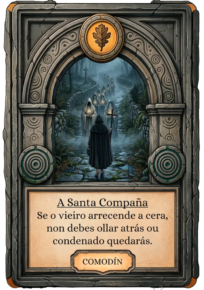 Ilustración de A Santa Compaña