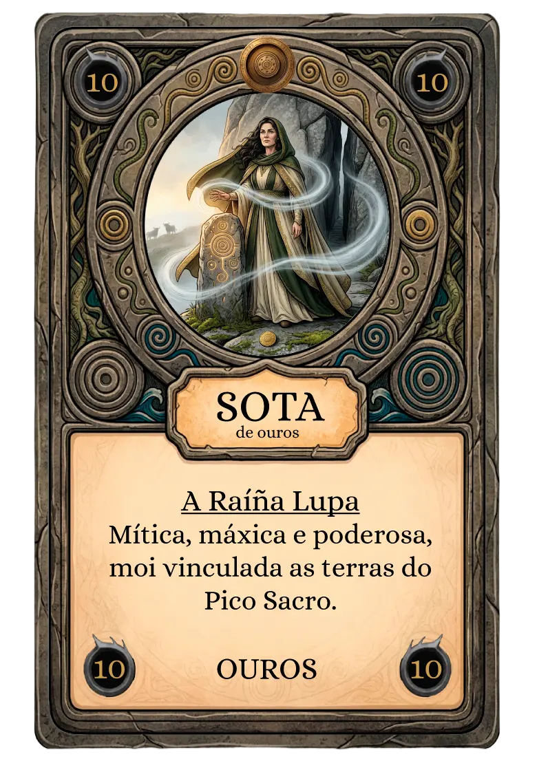 Ilustración de A Raíña Lupa