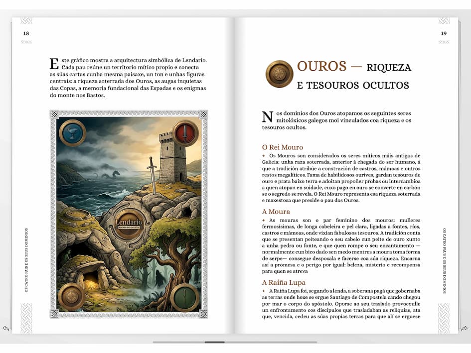 Portada do grimorio de Lendario