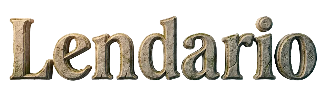 Logo Lendario en pedra