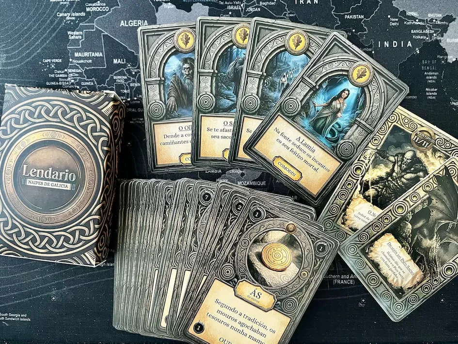 Cartas e estoxo do prototipo de Lendario